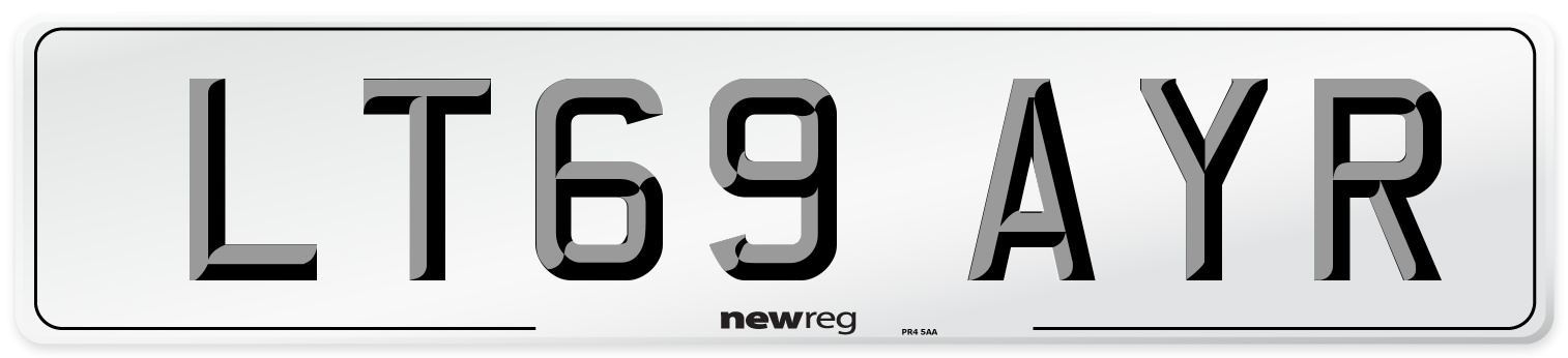 LT69 AYR Number Plate from New Reg